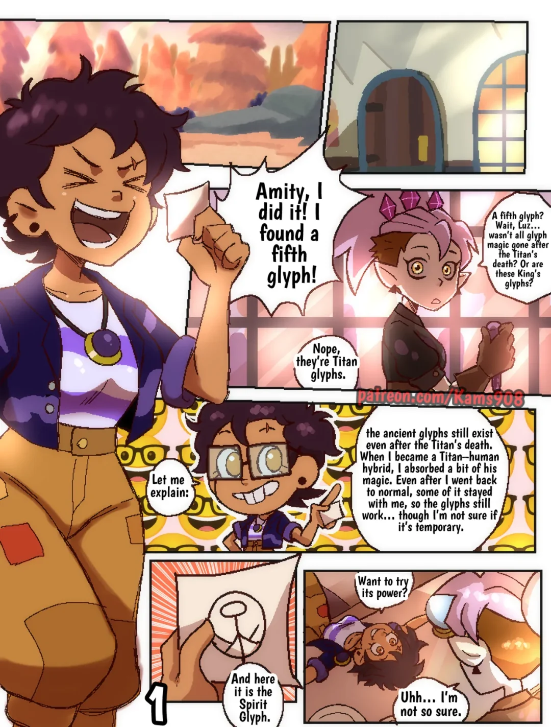 THE FIFTH GLYPH – KamsJordan comic page 2