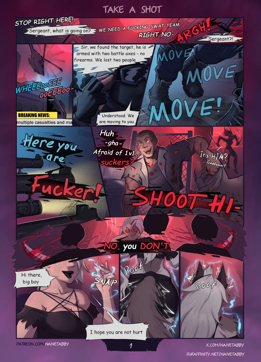 Take a Shot – NaiveTabby comic page 2