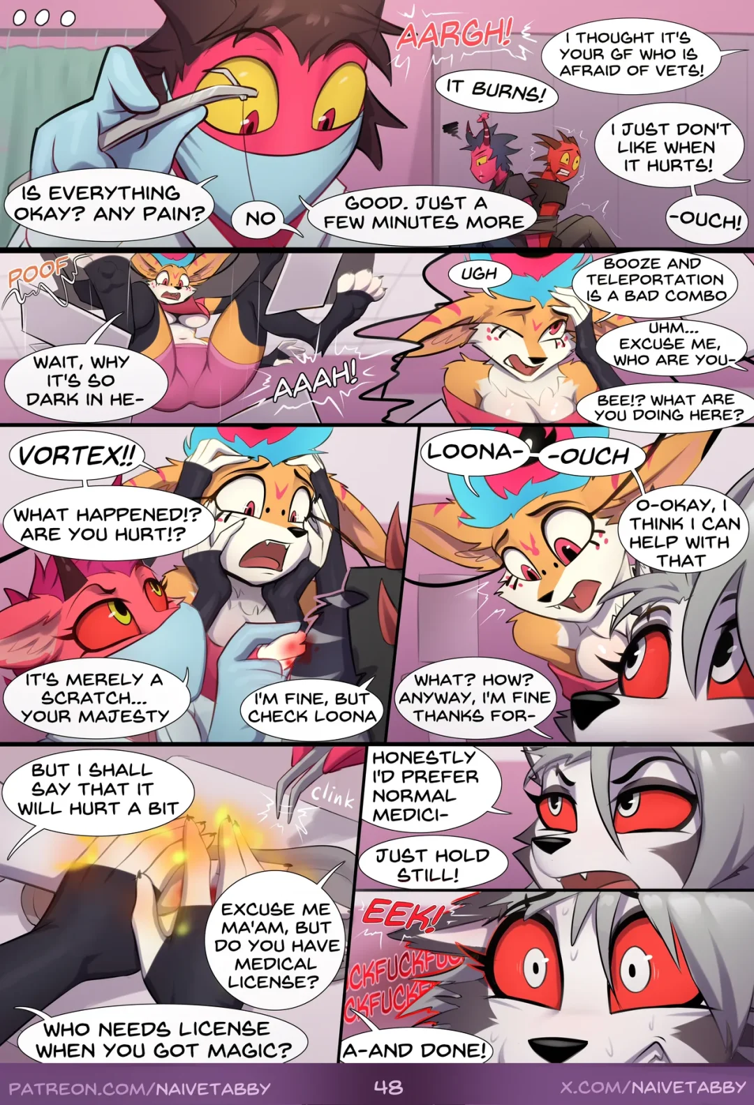 Take a Shot – NaiveTabby comic page 49