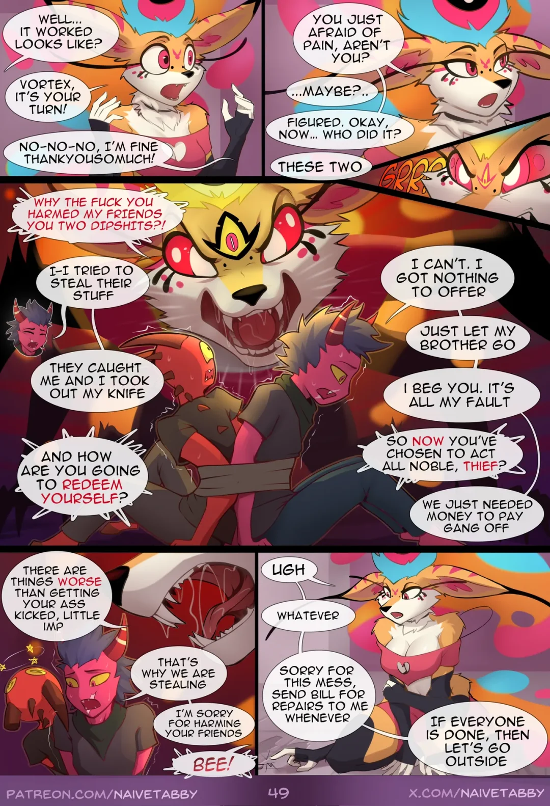 Take a Shot – NaiveTabby comic page 50