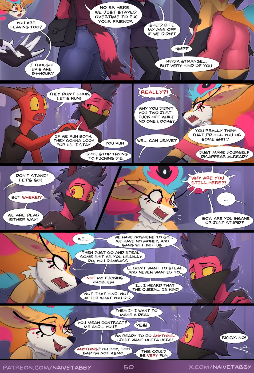 Take a Shot – NaiveTabby comic page 51