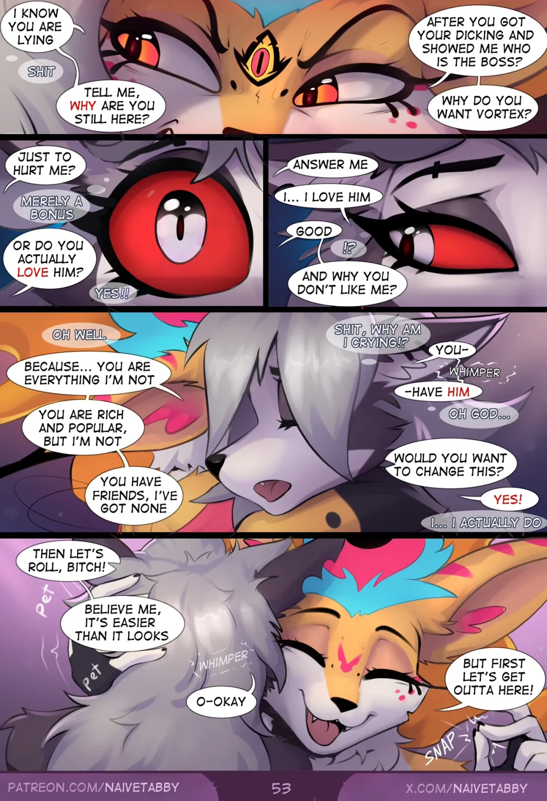 Take a Shot – NaiveTabby comic page 54