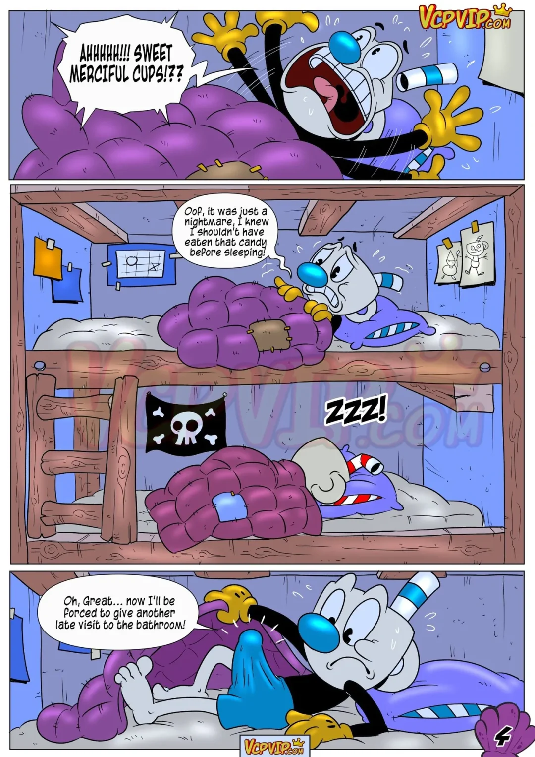 The Cuphead Show 2: The Shanty of Booty and sea-men – macergo comic page 5
