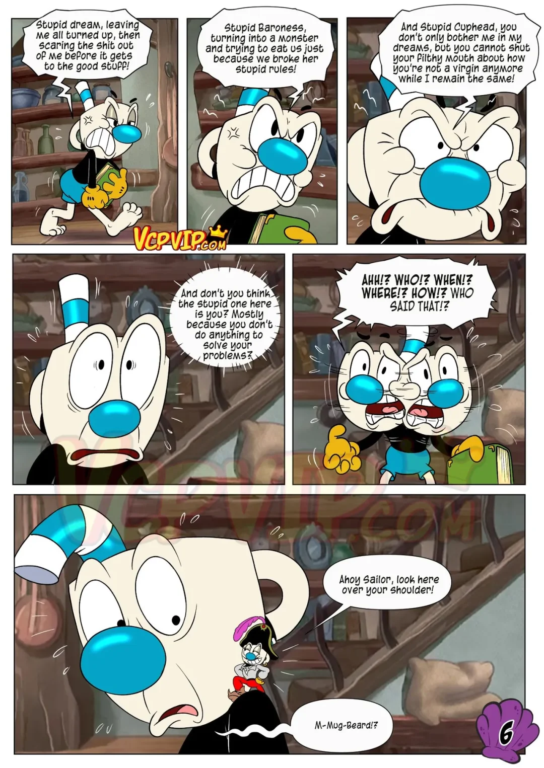 The Cuphead Show 2: The Shanty of Booty and sea-men – macergo comic page 7