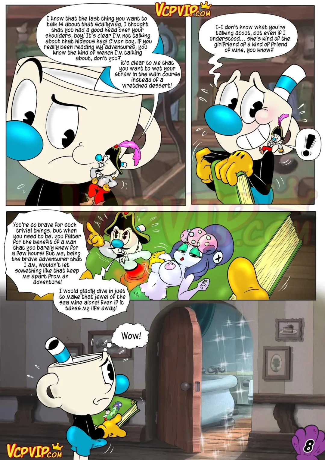 The Cuphead Show 2: The Shanty of Booty and sea-men – macergo comic page 9