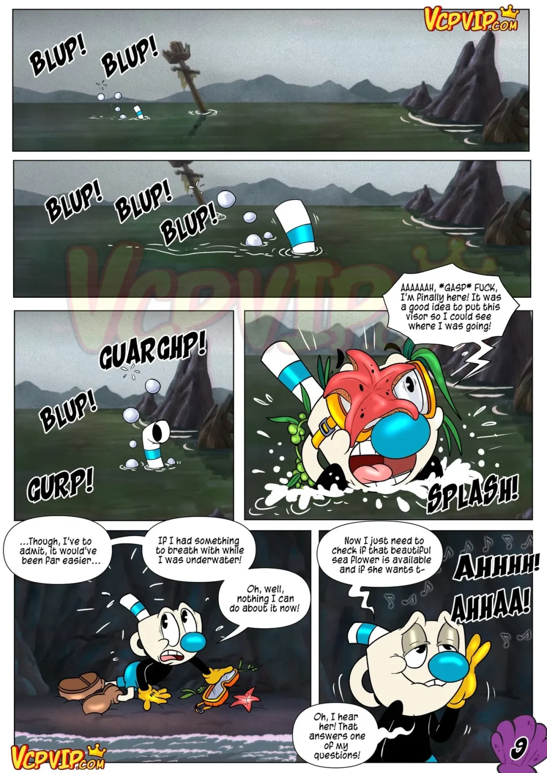 The Cuphead Show 2: The Shanty of Booty and sea-men – macergo comic page 10
