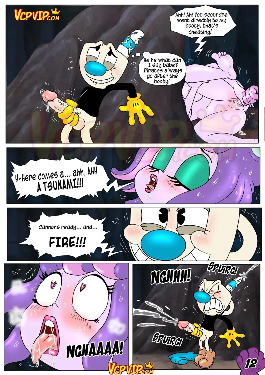 The Cuphead Show 2: The Shanty of Booty and sea-men – macergo comic page 13