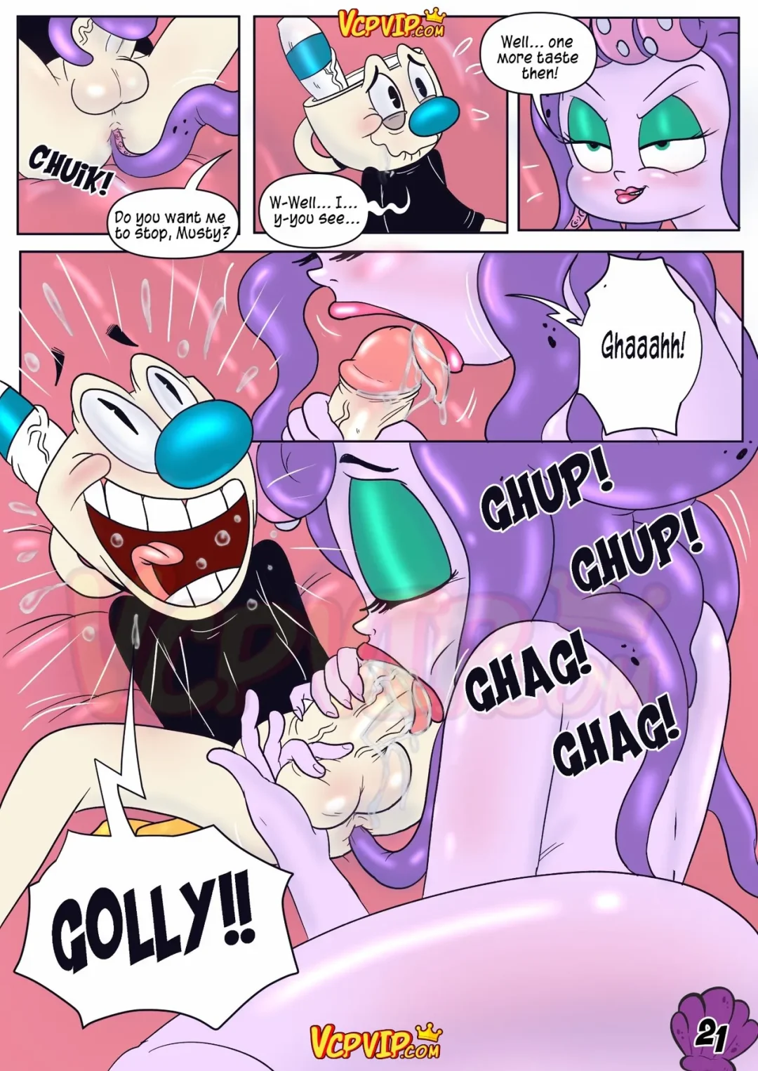 The Cuphead Show 2: The Shanty of Booty and sea-men – macergo comic page 22