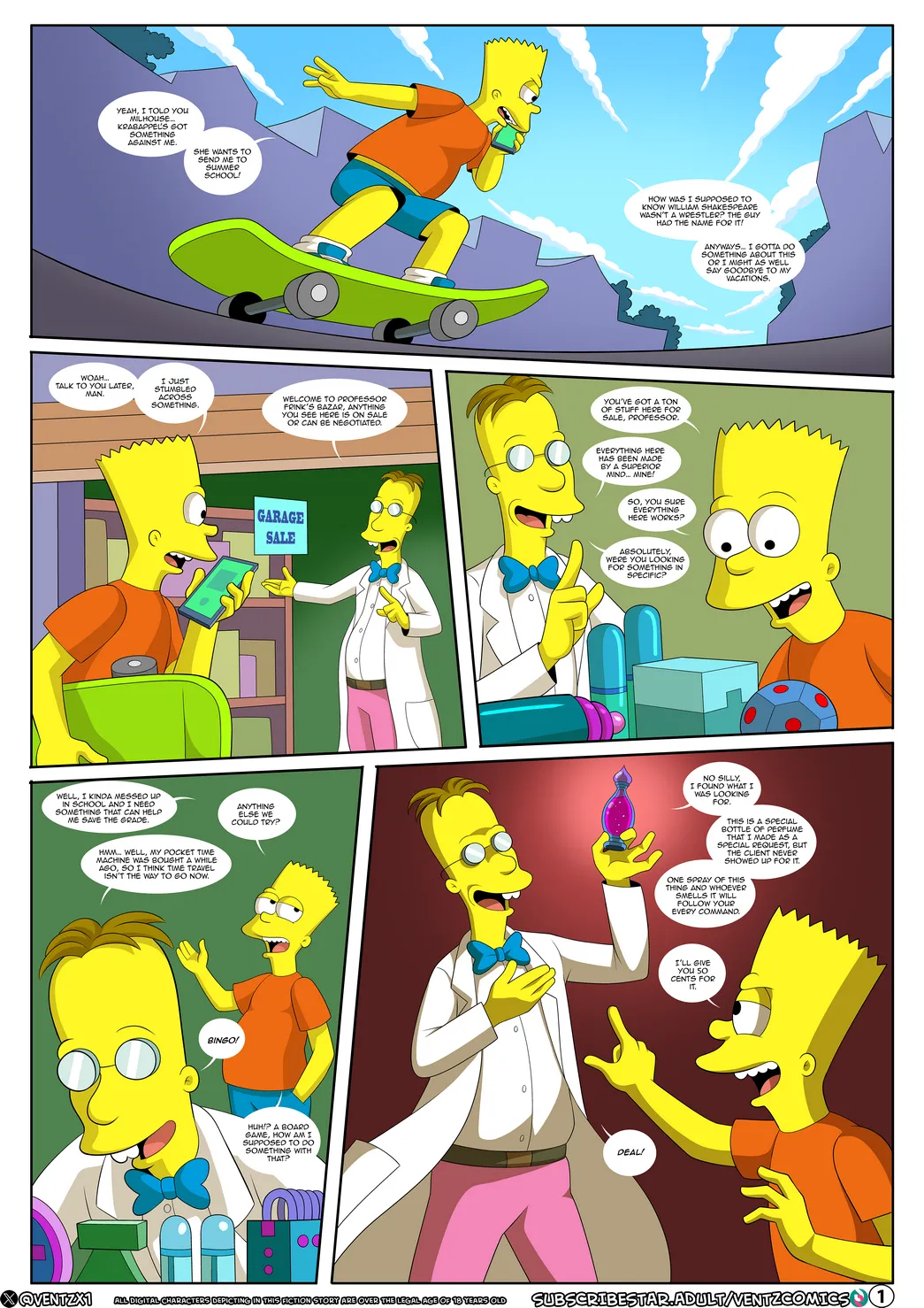 The Perfume – VentZX comic page 2