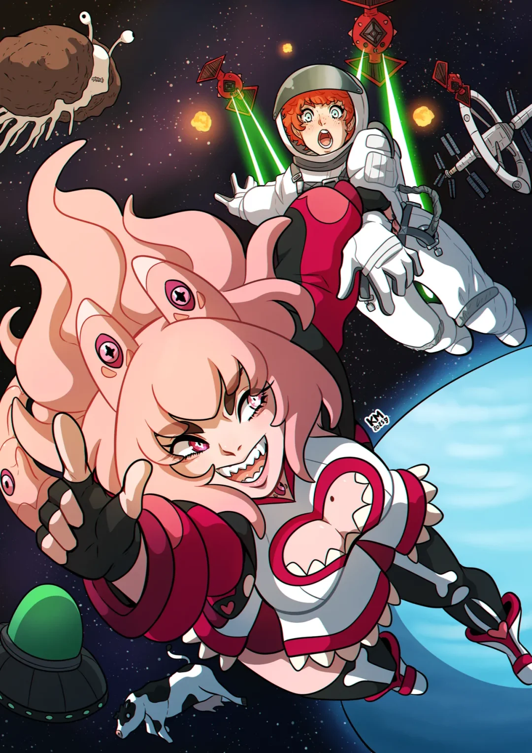 The Pink Thing 2: Space Rescue! – Kinkymation comic page 2