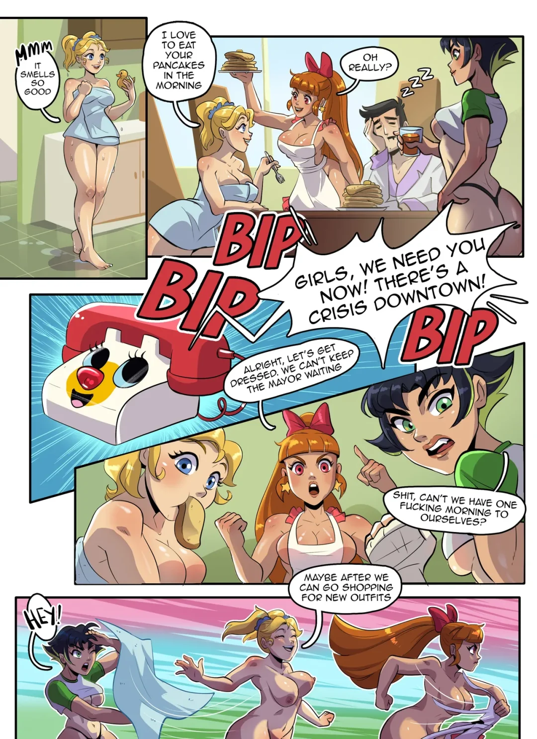 The PowerPunk Teens – Crisisbeat comic page 4