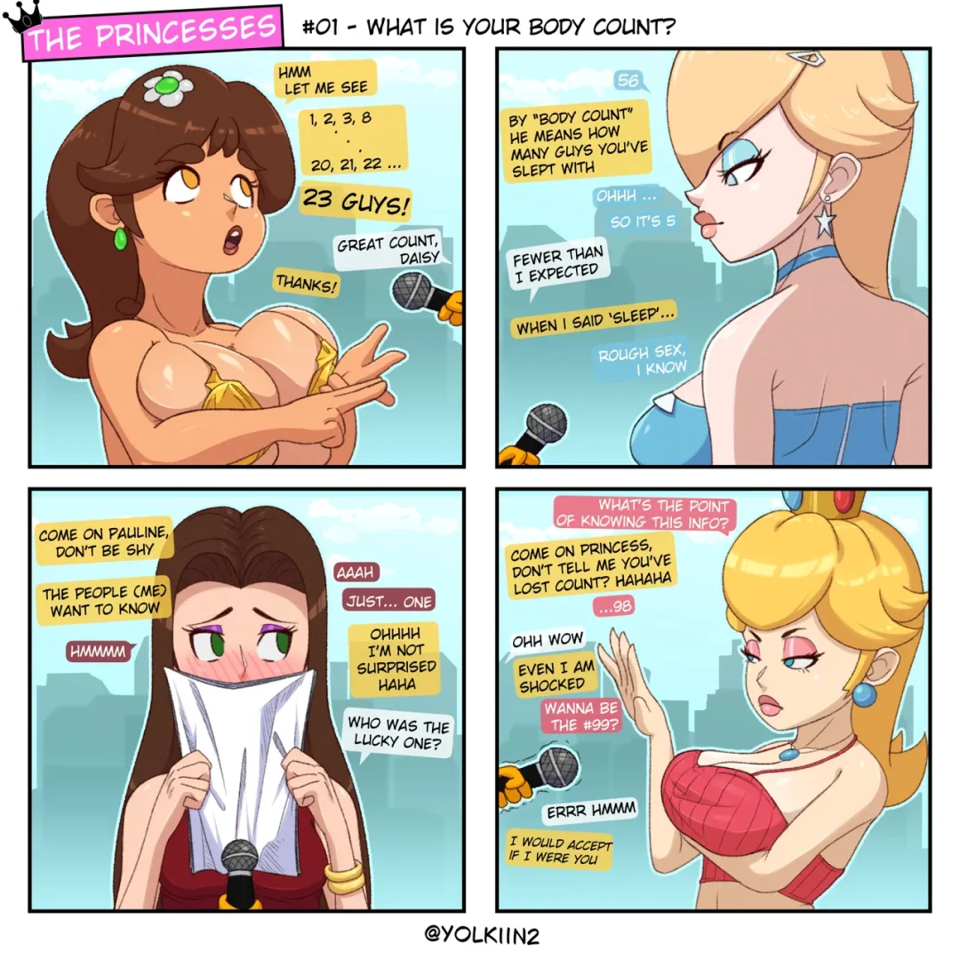 The Princesses – Yolkiin comic page 1
