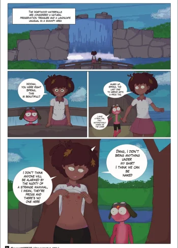 The Wartwood waterfalls – Xumi art, Porn Comic featuring Anne Boonchuy from Amphibia
