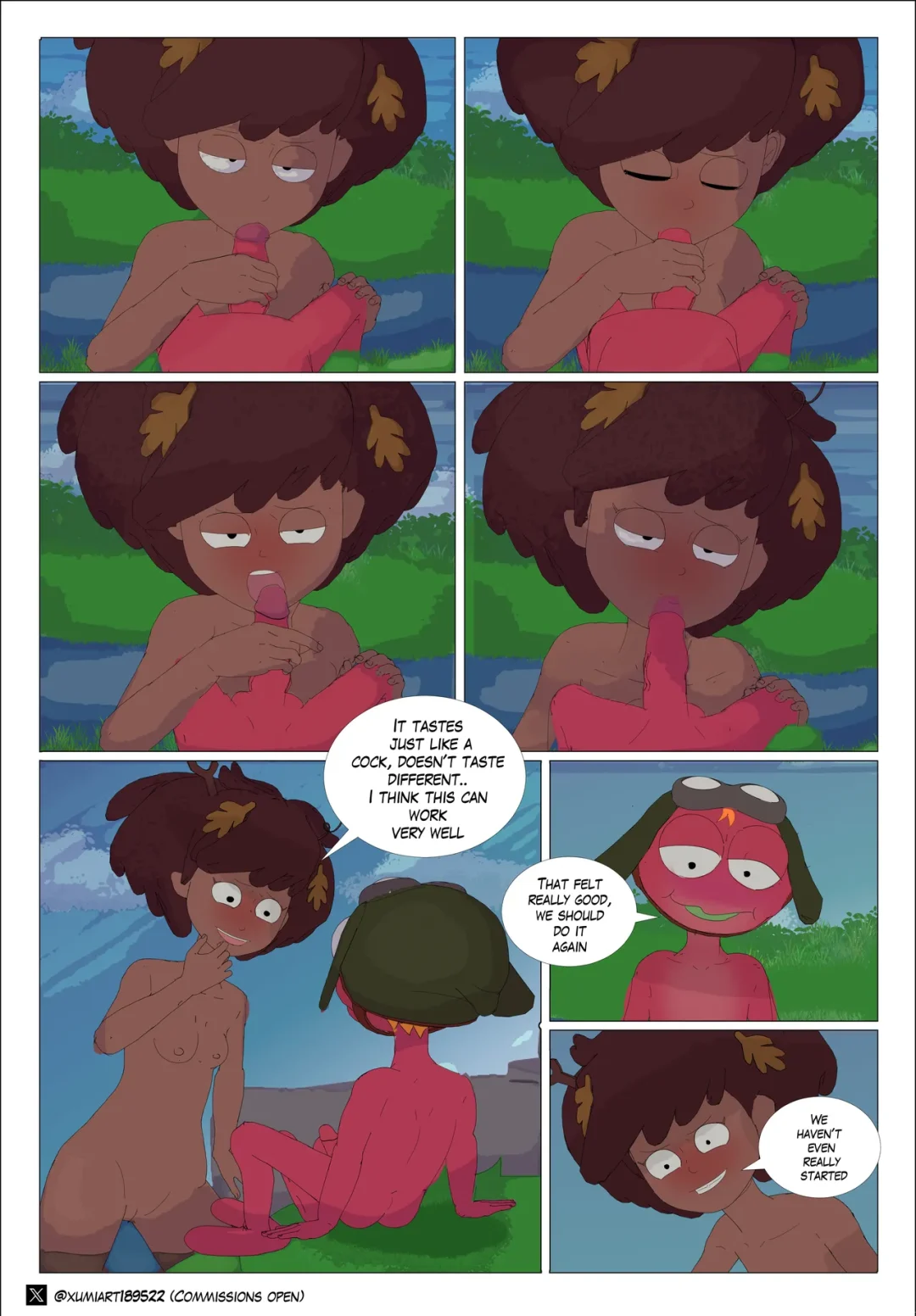 The Wartwood waterfalls – Xumi art comic page 4