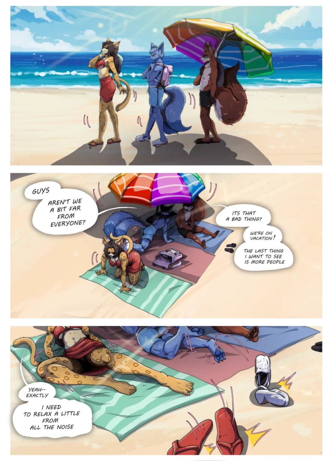 Summer Daring Game – Teastuff comic page 2