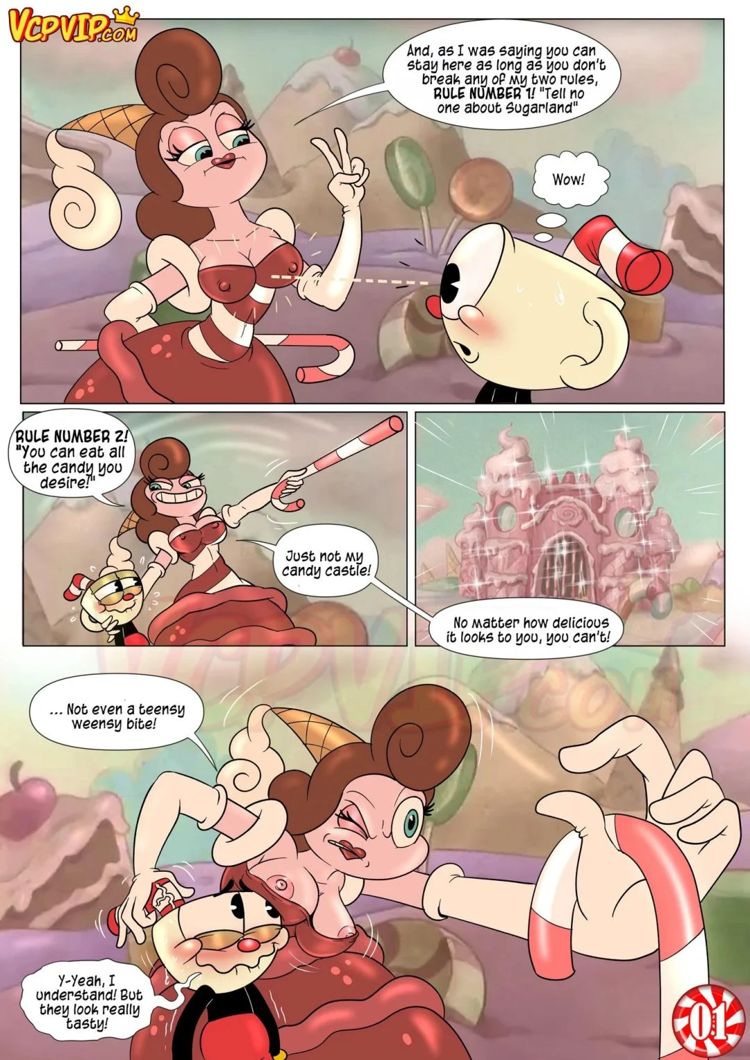 The Cuphead Show: Delightfully Sweet Bon Bon – macergo comic page 2