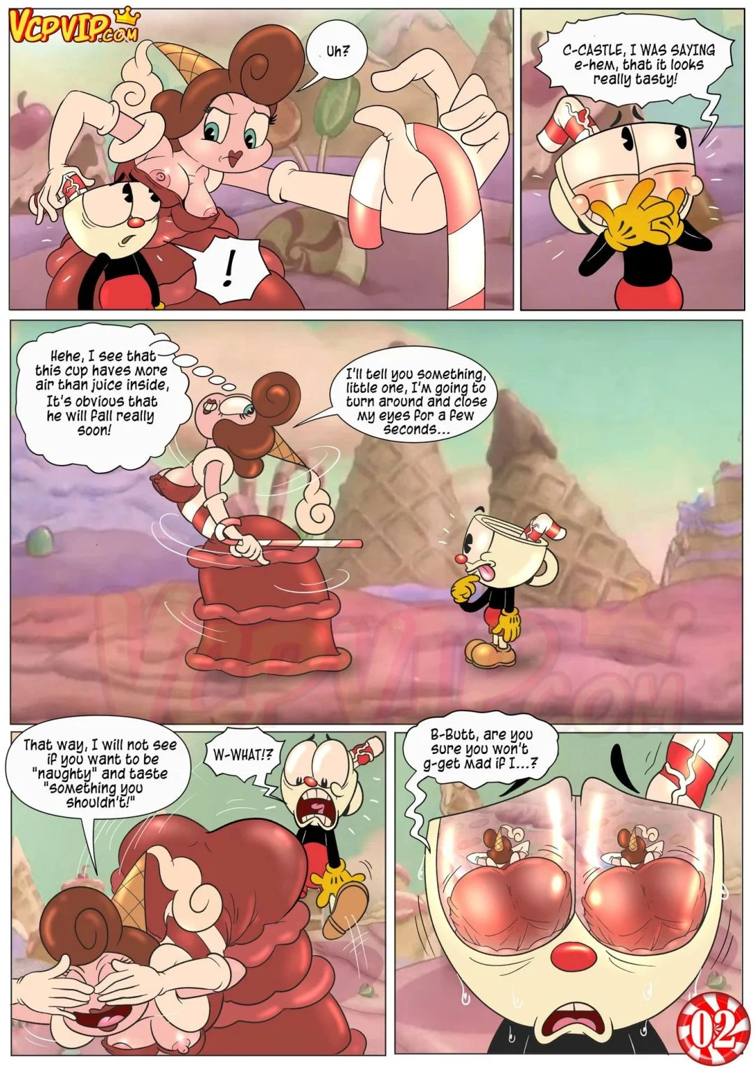 The Cuphead Show: Delightfully Sweet Bon Bon – macergo comic page 2
