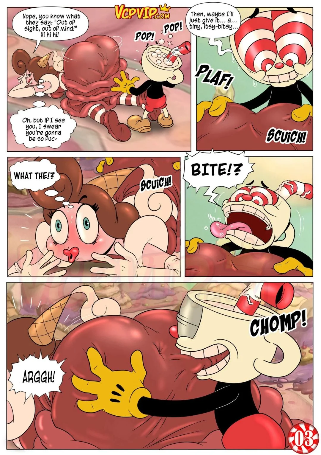 The Cuphead Show: Delightfully Sweet Bon Bon – macergo comic page 3