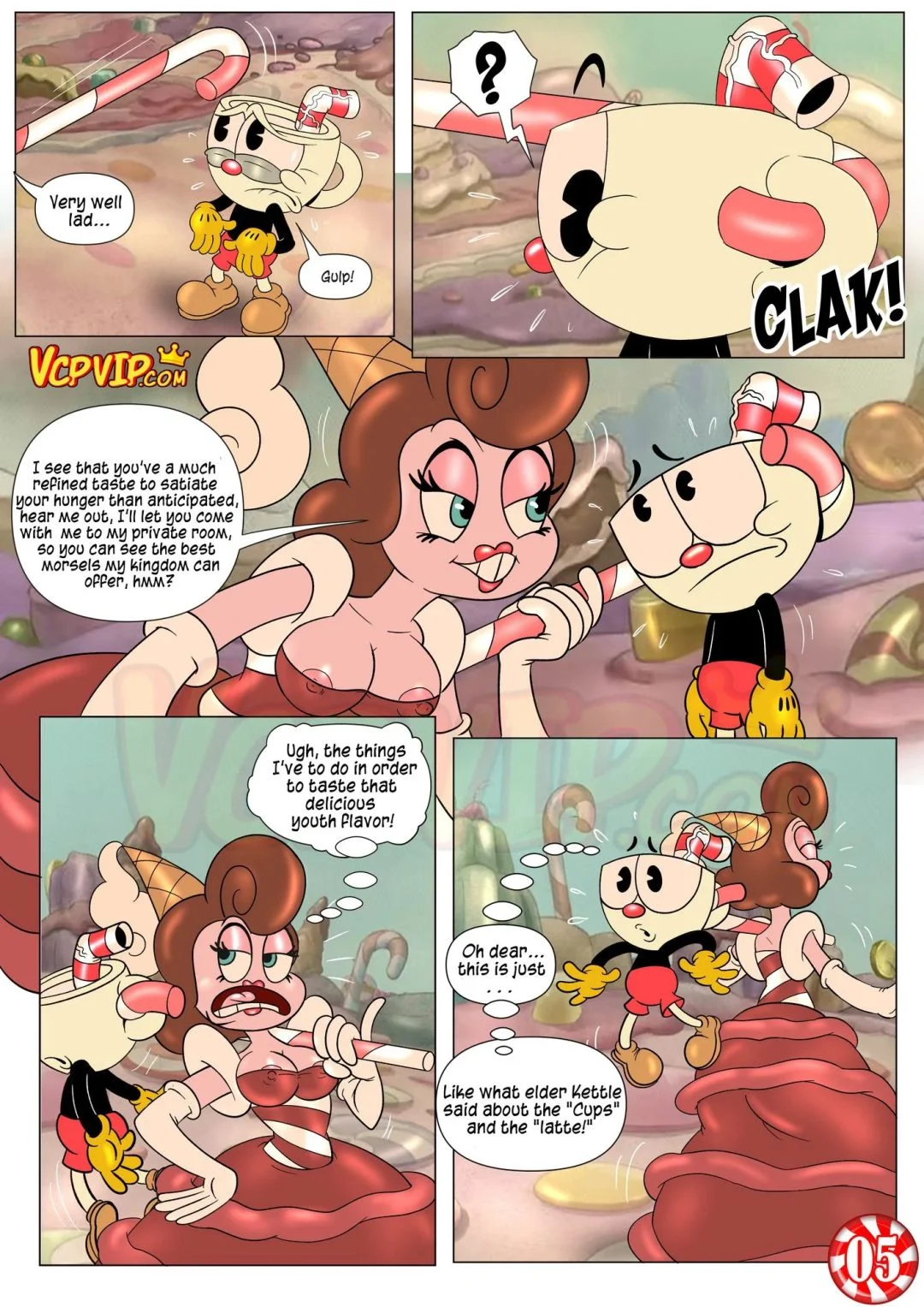 The Cuphead Show: Delightfully Sweet Bon Bon – macergo comic page 5